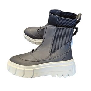 Sorel Caribou X Chelsea Platform Boot Jet Womens NEW